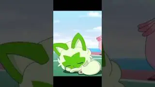 Sprigatito is so cute #shorts #sprigatito #pokemon #cat #baby #cute