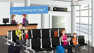 English Conversation Practice - At The Check - In Desk
