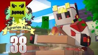 Minecraft Skyblock con MODS! Agrarian Skies Ep 38 - Abejicultor principiante