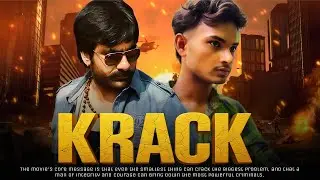 Shanker -Beach Fight Scene 4K  // Krack // Ravi Teja, Shruti Haasan | Hindi Dubbed Movie.