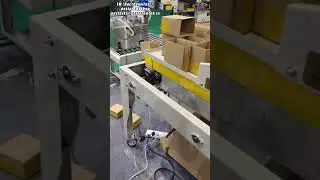Автоматическая машина для сборки и склеивания картонных коробок #оборудование #автоматизация #diy