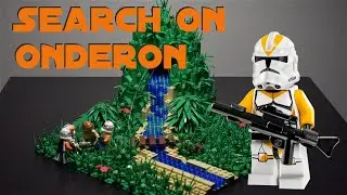 LEGO Star Wars Onderon MOC [TIMELAPSE]: Baseplate Builds #1