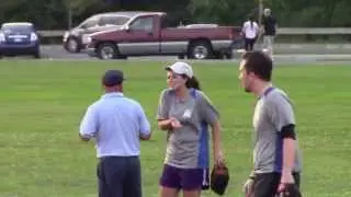 Deloitte vs NBC Sports - Coed Softball League - Video Highlights - Stamford, CT - July 20, 2015