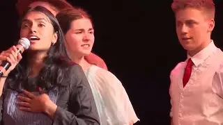 Select students perform at the Sutton Foster Awards Showcase