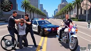 Police Car Chase Simulator 3D Games - Real Cop Cars Police Driving Simulator 2025 - Android Gameplay