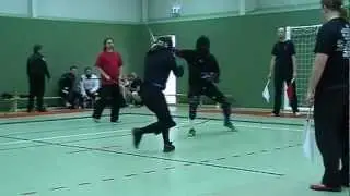 Rob Runacres (white) vs. Dennis Ljungqvist (red) - WWOC 2012 Rapier