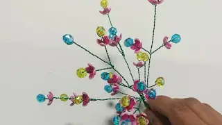 DIY How To Make Beads Flowers Bouquet