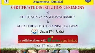 Day 5 Drone piloting certification program valecdictory function 