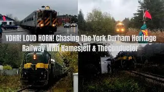 (4K) YDHR! LOUD HORN! Chasing The York Durham Heritage Railway With Hamesjeff & Theconductor