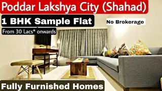 Poddar Lakshya City 1 BHK Fully Furnished Sample Flat | Pricing, Brochures, Discount | ☎️-8800678921