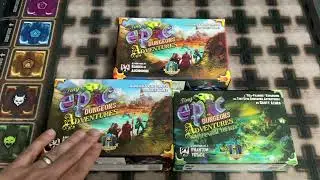 Прототипы и предсерийные экземпляры Tiny Epic Dungeons Adventures, выпущенные почетным продюсером.