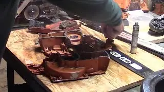 Husqvarna Chainsaw Main Bearings Replacement The BEST Way  ( With SKF Steel Caged Bearings )