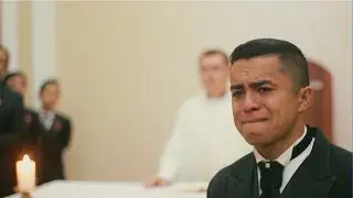 Linda declaração da noiva antes de entrar no casamento