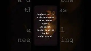 Why Projection Blocks Your Healing: Carl Jung on Hidden Emotional Needs | Psychology Quote Shorts
