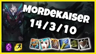 Challenger Mordekaiser Mid (14/3/10) Gameplay Replay - Patch 10.18