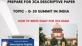 🔥Jca descriptive preparation l supreme court junior court assistant l