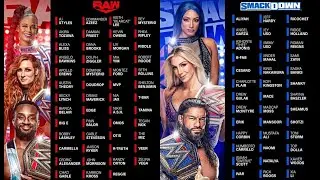 WWE DRAFT 2021 COMPLETO - TODAS AS ESCOLHAS