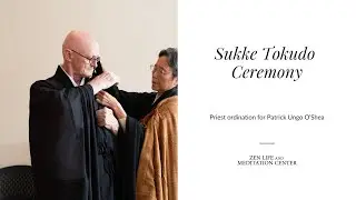 Shukke Tokudo Priest Ordination for Patrick Ungo O'Shea
