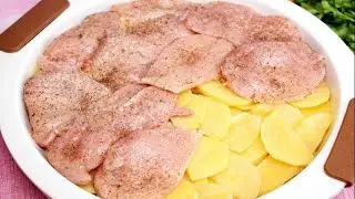 Just layer everything, and the secret is in the sauce. What to cook with chicken fillet?