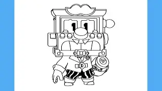 🪙 COMO DESENHAR O GRIFF DO BRAWL STARS Passo a Passo