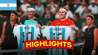 Nadal/Sabatini vs. Ruud/Dulko ● Argentina Exhibition 2022 (Highlights)