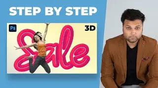 3D Typography Poster Design in Adobe Photoshop | 2021 Graphic Design Trends