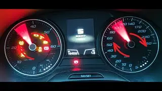 How to set needle sweep, indicator celebration on seat leon, skoda, vw