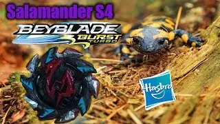 Unboxing & Review Salamander S4 Beyblade Burst Turbo de Hasbro