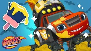 Makeover Machines #17 w/ Knight Blaze For Halloween  | Blaze and the Monster Machines