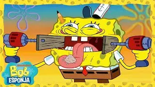 Bob Esponja | Bob Esponja est&aacute; preso no telhado! | Bob Esponja em Portugu&ecirc;s