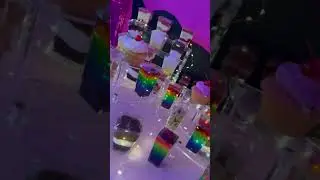 Ok y&rsquo;all 💜💙💚💛🧡❤️ six layered Adult Jello O Shots &hellip; #food