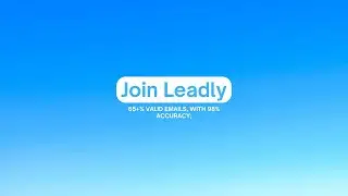 LEADLY Intro | Find Emails Fast: Meet Leadly - Your New Email Finder Tool!