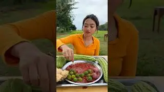 Eating green lemon with chili salt #eating #food #mukbang #shortvideo #shorts