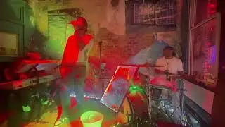 Stud Ford Grandson Of Blues Legend T-Model Ford Sitting in with band in Memphis, TN at E&H