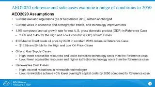 2020 Energy Outlook: Updates from the U.S. Energy Information Administration