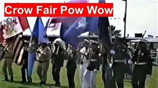 Experience the Vibrant Crow Fair Pow Wow in MONTANA 1996! 🇺🇸