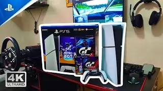 UNBOXING PS5 SLIM | BUNDLE GRAN TURISMO 7 E ASTRO BOT 🎮