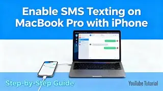 Как включить текстовые сообщения SMS на MacBook Pro?