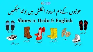 Women shoe names in Urdu & English- جوتیوں کے نام اردو/ انگلش میں بولنا سکھیں