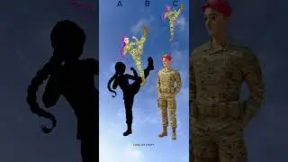 Kpop Demon Hunters Jinu &times; Rumi Military Dance Trend #kpop #dance #shortsfeed