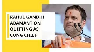 Rahul adamant on resignation, wants a non-Gandhi as next Congress president