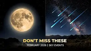 Don&rsquo;t Miss These Rare Space Events in February 2026 | Snow Moon | Solar Eclipse | Planet Parade