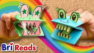 How to Make an Easy Paper Hand Puppet for Kids!