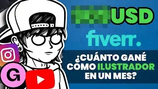 &iquest;Cu&aacute;nto GANA un Ilustrador y creador de contenido en un mes?💰 Te lo muestro