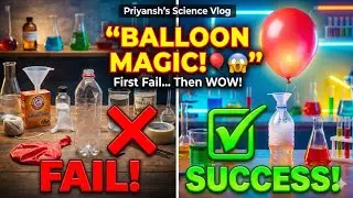 Magic! 🎈 Balloon Vs. Fire &mdash; Will it Pop? 😲 | Priyansh&rsquo;s Science Vlog. 