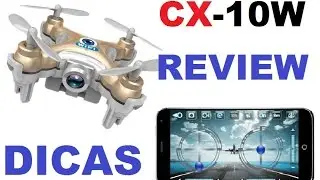O Menor Drone com Câmera FPV do Mundo - CX-10W