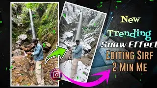 Cinematic ❄️ Snow Fall Effect | Best Editing Tricks 2025 ❄️ Snow Fall Editing Tutorial