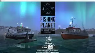 Fishing planet Skarland Fjord Norway