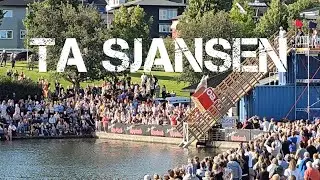 Ta Sjansen - Take the Chance - Fastland badeanlegg - Hovdetjernet - Gjøvik  - Norge 🇳🇴 Norway - 8K