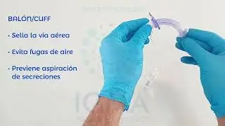 Cánula para traqueostomía Optima suction. Primed